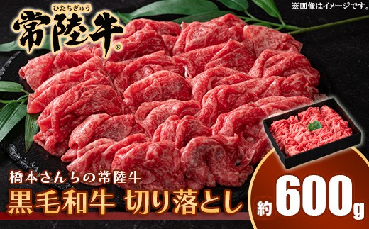 
                  黒毛和牛 切り落とし 600g 橋本さんちの常陸牛【トキワフーズ】653
                