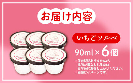 いちごソルベ いちご アイス ジェラート 愛西市 / しのだ農園-SHINODA FARM-[AECE007]