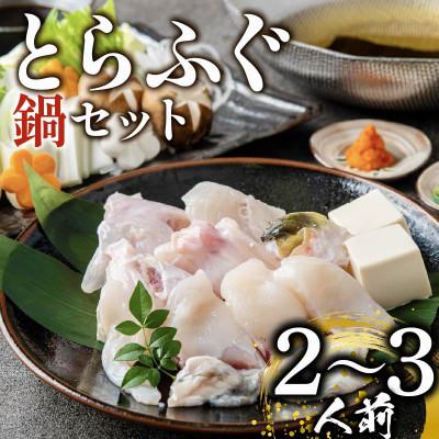 ふるさと納税 松原市 とらふぐ鍋セット 2〜3人前　解凍するだけお手軽に楽しめるてっちり・ちり鍋