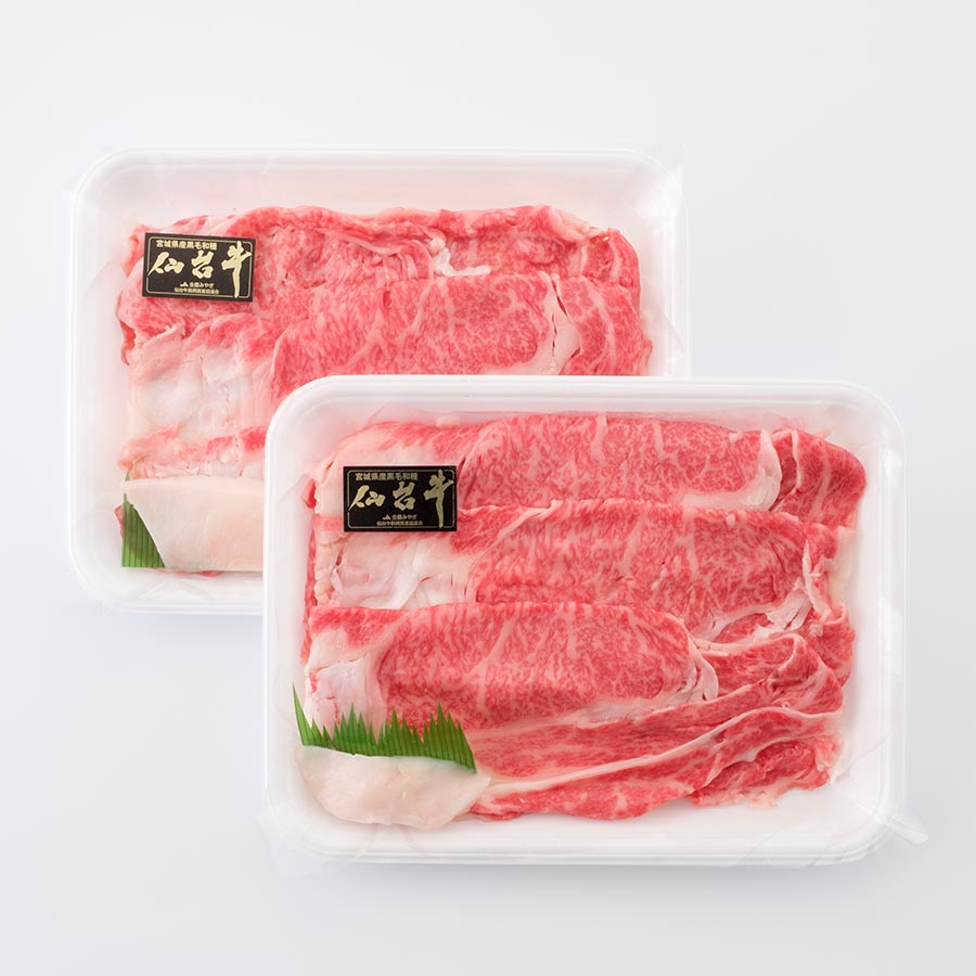 ＜亀山精肉店＞仙台牛すき焼き用500g(A5等級/約3～4人前)