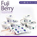 【ふるさと納税】Fuji Berry アイス食べ比べセット（小） ふるさと納税 ブルーベリー アイス 食べ比べ セット 山梨県 鳴沢村 送料無料 NSAA0013