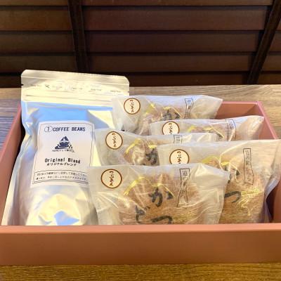 ふるさと納税 城里町 珈琲豆とかつどら5個【つぶあん】 |  | 01