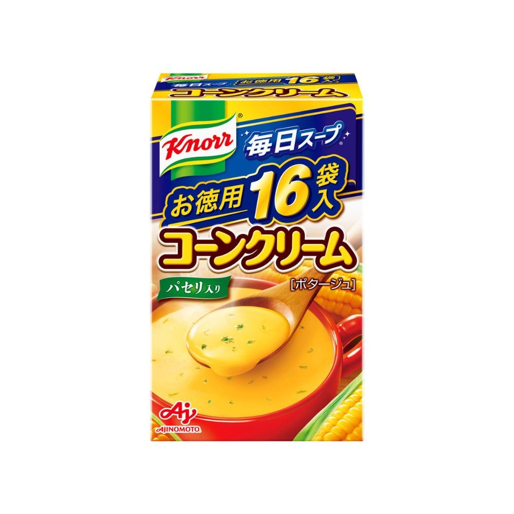 「クノール(R) 毎日スープ(R)」コーンクリーム 16袋入×3箱│味の素 AJINOMOTO クノール 粉末 コーン スープ コーンスープ 三重県 四日市市 四日市 四日市市ふるさと納税