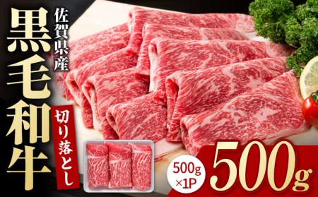 圧倒的リピート率！佐賀県産 黒毛和牛 贅沢切り落とし 500g 1パック 【株式会社いろは精肉店】[IAG001]