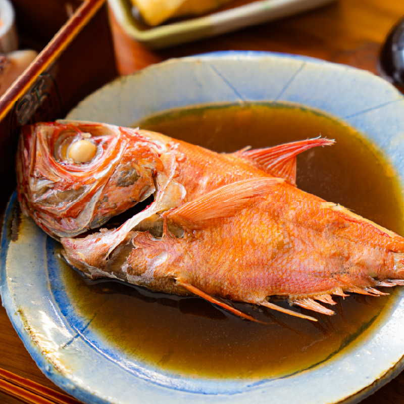 【小木曽商店】地金目鯛の煮付け