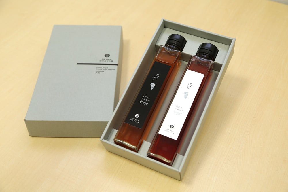 
                  神宮寺ぶどうビネガー＆シロップ 2種詰め合わせ｜ブドウ 葡萄 ぶどうドリンク ヨーグルト アイス かき氷 フルーツシロップ [0313]
                