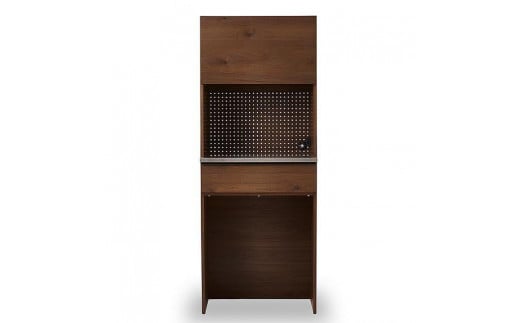 
            ダイニングボード オウル 70サイズ　上：レンジボード＋下：ダスト／ウォールナット
          