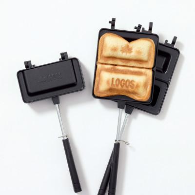 ふるさと納税 城陽市 LOGOS ホットサンドパン 食パンサイズで実用的。アウトドアでも家のキッチンでも 81062245 |  | 02