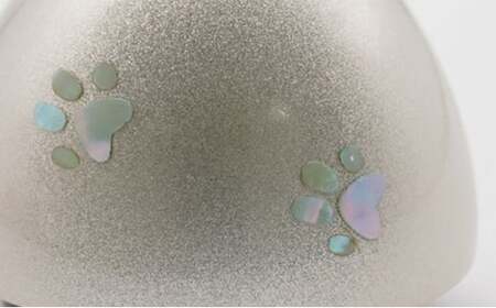 【高岡銅器】エコー　螺鈿肉球　銀色