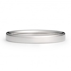 純チタン平打リング(幅2.5mm)8号【1643307】