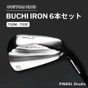 【ふるさと納税】ゴルフ アイアン BUCHI IRON T22M or T22C 6本 セット スポーツ ゴルフクラブ ゴルフ用品 おすすめ カスタム PINGOL Studio 選べる