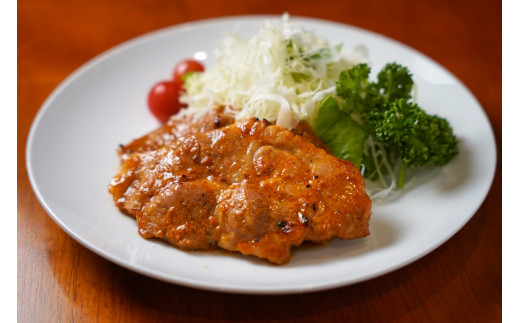 千葉県産 麦豚肩ロース 味噌漬け 7枚 約100g ～ 120g 豚肉 豚肩ロース肉 千葉県 銚子市