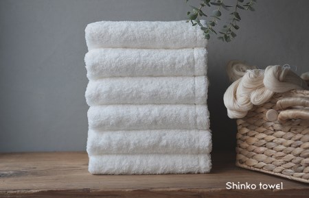 おぅ！え～やんフェイスタオルホワイト6枚組