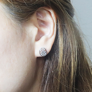 プラチナ楕円形ダイヤモンドピアス 0.22ct  PT900 プラチナ ピアス ジュエリー アクセサリー ダイヤモンド ダイヤ0.11ct×2 カラット 天然 ダイヤモンド プラチナ900 プラチナ 