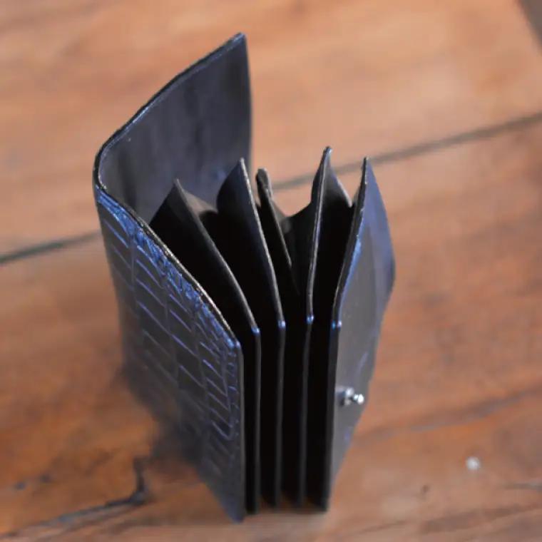 革製品 レザー長財布 AccordionWallet クロコダイル BB018