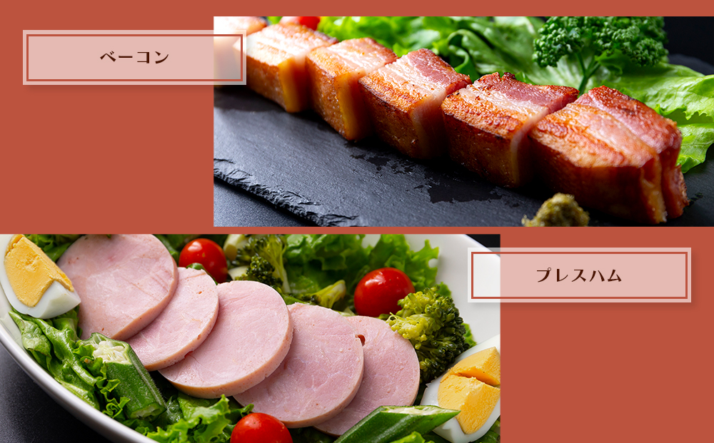 【定番】5種類詰合わせセット ベーコン プレスハム ポークソーセージ パプリカソーセージ バジルウインナー ひばり工房 おつまみ 豚肉 ふるさと納税 惣菜 小分け 手造り お取り寄せ 豪華 贅沢 SU