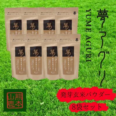 ふるさと納税 山鹿市 発芽玄米パウダー100g×8袋【株式会社夢アグリ】《山鹿市》