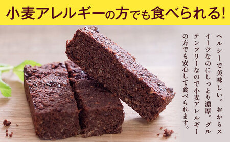 グルテンフリーのおからブラウニー 6個入りセット YUKIFOODデザインスタジオ《90日以内に出荷予定(土日祝除く)》焼き菓子 おから ブラウニー 小麦不使用 スイーツ デザート 徳島県 佐那河内村