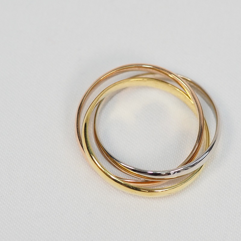 トリニティリング　9613【Pt900/K18YG/K18PG】