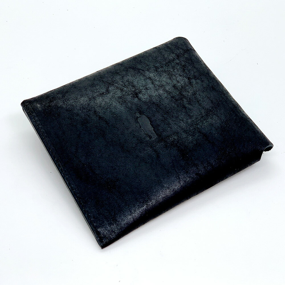 【ふるさと納税】渋沢栄一翁 コンパクト財布 1点 ブラック 黒 W110×H90×D20mm 牛革 レザー カード 札入れ コイン 小銭入れ 財布 ウォレット 東京都 北区 送料無料