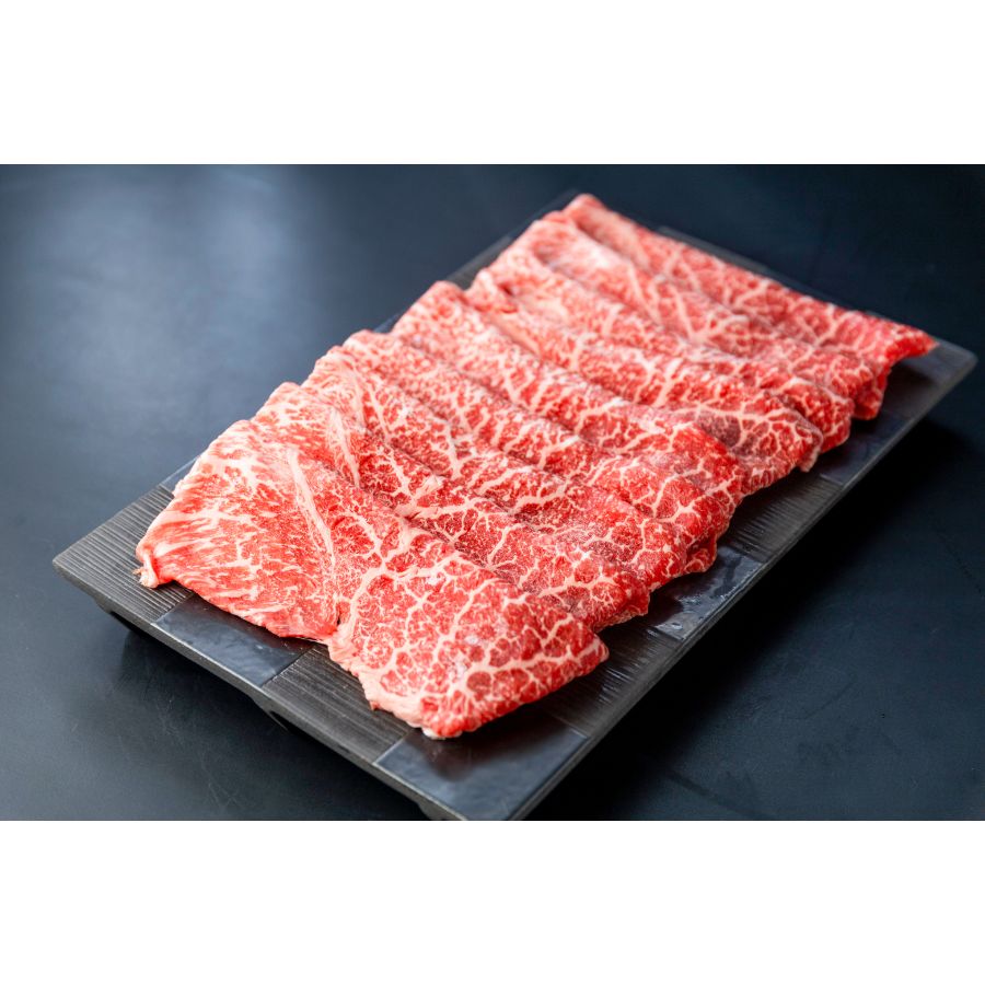 ＜肉の沖村＞A５等級「飛騨牛」赤身すき焼き用（ももorうで）500g