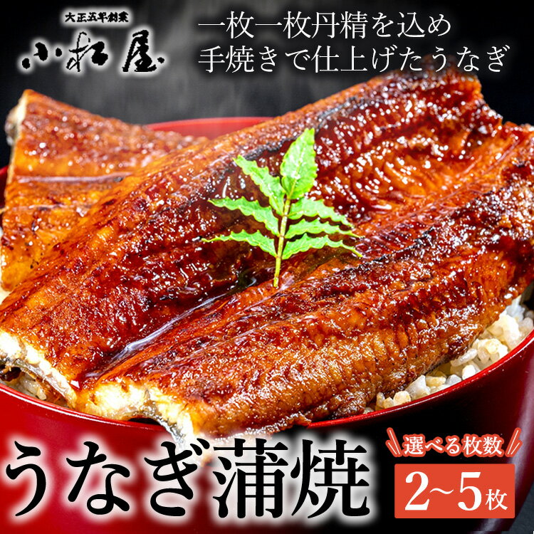 【ふるさと納税】【選べる枚数】小松屋 うなぎ蒲焼セット | メディアに紹介されたうなぎ屋 国産 冷蔵 うなぎ 鰻 ウナギ 蒲焼き かば焼き 土用丑の日 年末年始 福袋 ※離島への配送不可