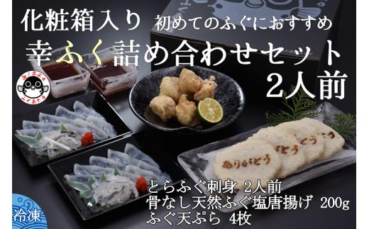 ふくセット ふぐ ふぐ天ぷら4枚 骨なし天然ふぐ塩唐揚げ200g とらふぐ刺身1人前×2 てっさ 詰合せ きらく 長門市 配送日指定可能 日時指定可能 年内配送