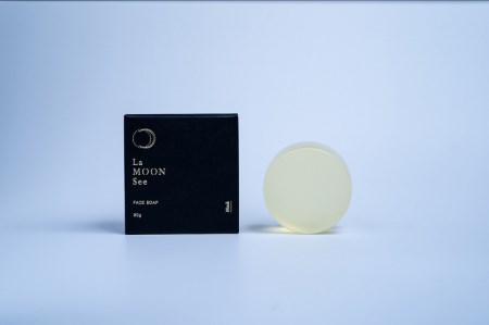 【A01028】LMSフェイスソープ(80g) 鹿児島 プラセンタ 洗顔 せっけん 石鹸 ムスク お風呂 【新村畜産】