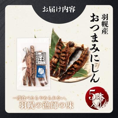 ふるさと納税 羽幌町 【北海道羽幌産】おつまみにしん　5本入り【28014】 |  | 03