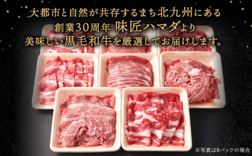 【順次発送】九州産黒毛和牛切り落とし 600g(300g×2パック)