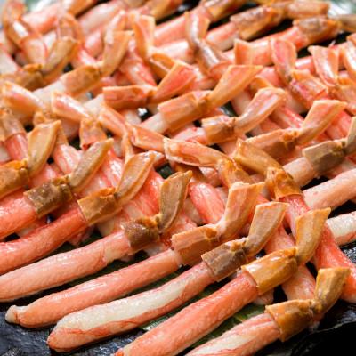 ふるさと納税 小清水町 ずわい蟹味わい尽くしセット　小サイズのズワイポーション500g(25〜30本)とカニ味噌80g