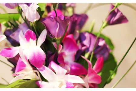 SL0200　お供え花、墓花セット「安らかな祈りのお花」お盆、お彼岸、命日、法事など故人への想いをお花でお届けいたします。