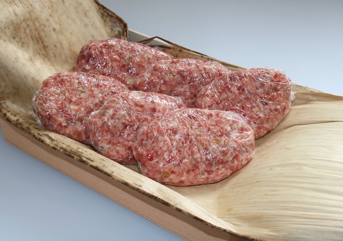 冷凍 宇陀里牛 手作り 生 ハンバーグ ６個 ( １個あたり 約150g ) ／ふるさと納税 ギフト 食べ物 黒毛和牛 ハンバーグ150g お弁当 奈良県 宇陀市 光福久屋