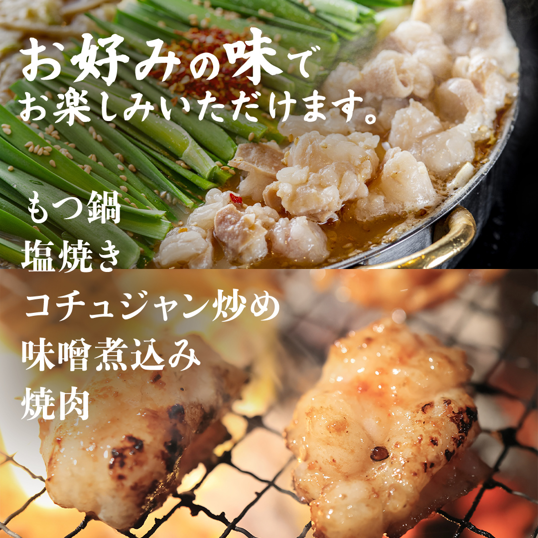 【茨城県産】 黒毛和牛 もつ鍋 焼肉用 小腸 400g（200g×2パック） (茨城県共通返礼品) 国産 牛肉 肉 お肉 ホルモン もつ 和牛 小腸 ホルモン 味付き 味付ホルモン タレ漬け 焼肉 B