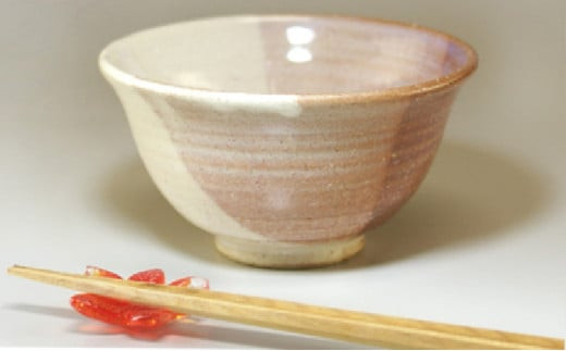 萩焼　ごはん茶碗 （掛分け）　｜HG000329