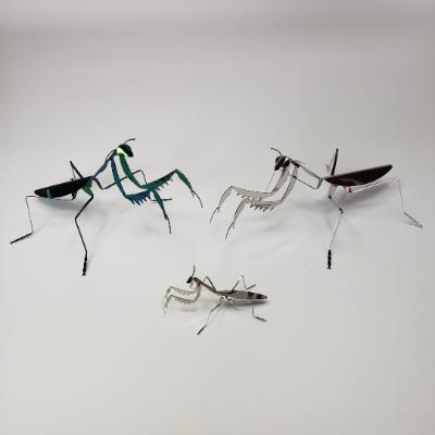 ふるさと納税 坂戸市 カマキリフィギュアセット【カマキリ(大)×2個(グリーン×1、無地×1)、カマキリ(小)×1個】