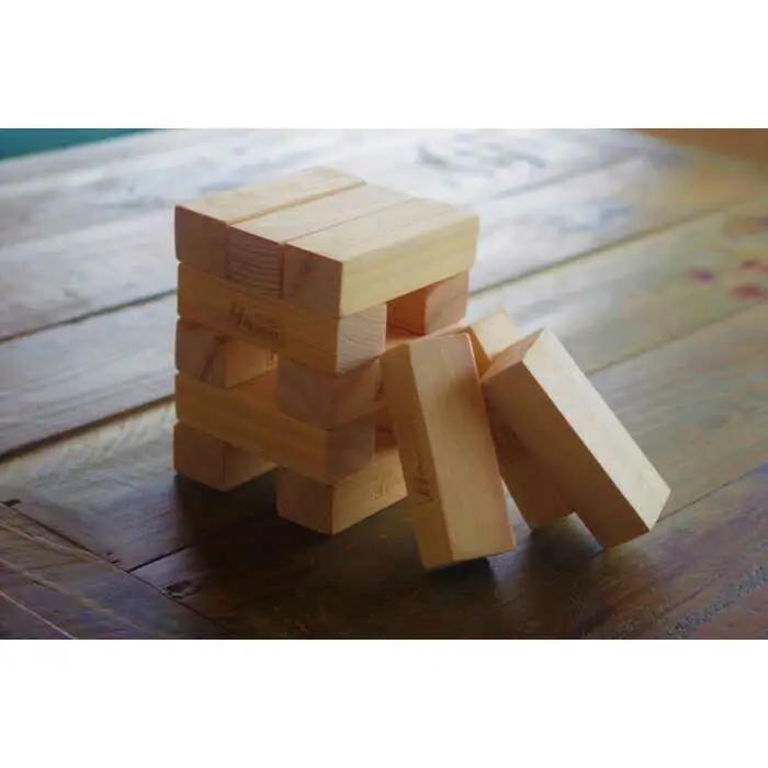 【五感で遊べる桧の積み木】ヒノキ ツミキ (小) / 知育玩具 おもちゃ /【ハママツ】 SBE002