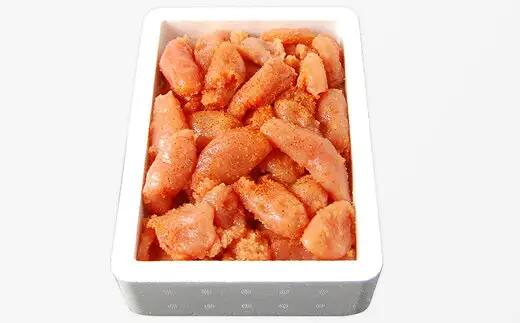 辛子明太子 博多ふくいち 無着色 小切れ 2kg | 大容量 辛子明太子