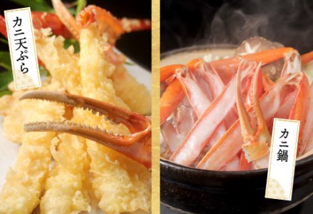 【越前産】【最新の冷凍技術】"カット生"紅ずわいがに ハーフポーション（半むき身）脚棒・爪・爪下・肩　1.2kg 国産 越前がに