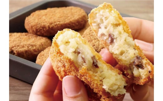 いわて牛コロッケ バターしょうゆコロッケ 計12個 レンジでチンOK レンジで簡単 冷凍コロッケ 牛肉 和牛 手作り 簡単調理 レンチン 惣鹿 おかず お弁当 弁当 冷凍食品 レンジ調理 時短 揚げ物 肉惣菜 岩手県 盛岡市 東北 岩手 盛岡 ゴウちゃんのコロッケ屋