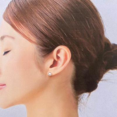 ふるさと納税 長崎市 あこや真珠　ピアス(5.0-5.5mm)(K18) |  | 01