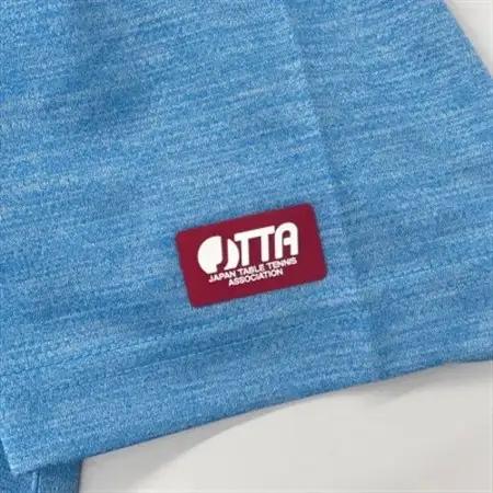 JTTA公認　卓球ユニフォーム【男女兼用(ドライ):XLサイズ】ねこ　ブルー_装飾品・工芸品  洋服 _【1514955】