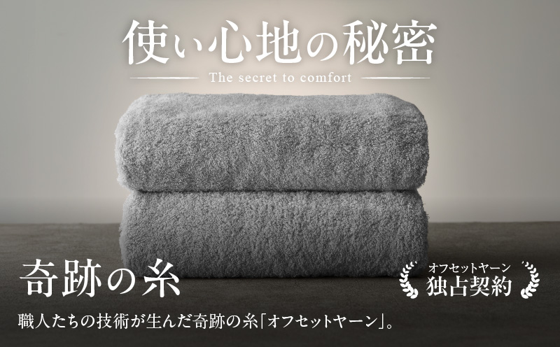 めっちゃええや～ん24 バスタオル 2枚 グレー G3116