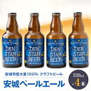 【ふるさと納税】安城ペールエール330ml×4本　安城市産大麦使用のクラフトビール【配送不可地域：離島】【1417800】