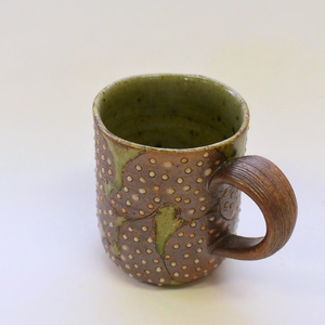 釉彩マグカップ 【受注制作】コップ コーヒーカップ おすすめ おしゃれ モダン 陶芸 手作り 食器 陶器 陶芸作家