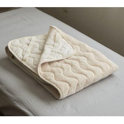 ふるさと納税 橋本市 天然の抗菌・消臭剤「柿渋」使用 mayu-ket premium 敷きパッド ライトベージュ |  | 03