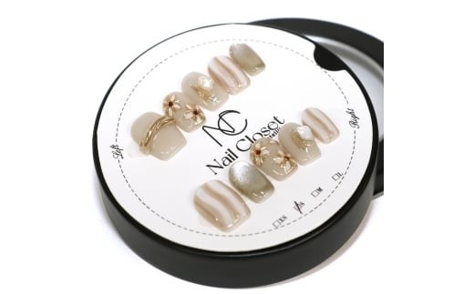 
                  ネイルチップ　ミディアム【沙華】Antellijan大宮ネイルサロンのハンドメイド＜サイズ選択可＞
                