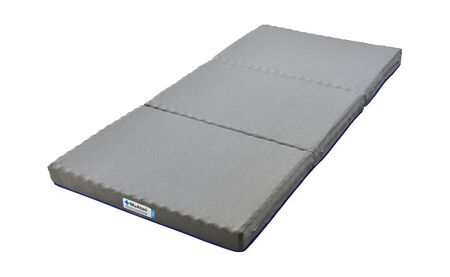 ムアツ マットレス スタンダード ダブル 三つ折り 折りたたみ マットレス 約 10cm 敷布団 敷き布団 寝具 ハード シーツ 専用シーツ付 綿 ピンク 昭和西川 体圧分散 通気性 寝返りサポート 