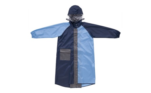 2WAY レインコート 【ネイビー 紺 】カッパ かっぱ 雨合羽スケーター〈skater〉コート パンツ 2通り 撥水 蒸れにくい 奈良県 奈良市 なら 14-051