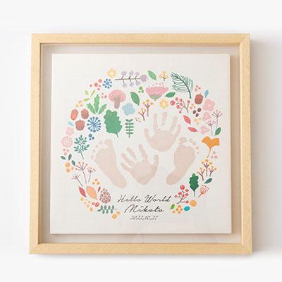 ふるさと納税 東郷町 子ども手形アート・お絵かきアートパネル　フレーム付き |  | 02